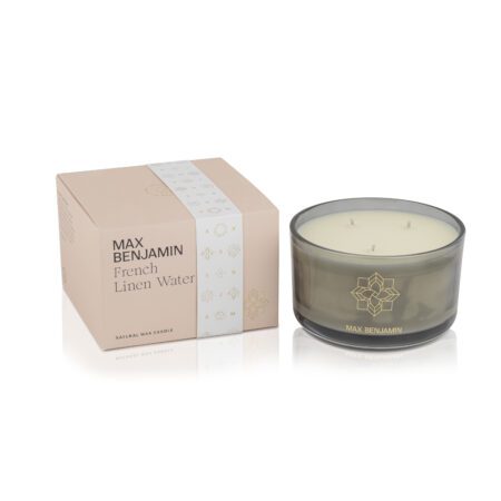 Candle 3 Wick - French Linen Water 19.8 oz / 560g