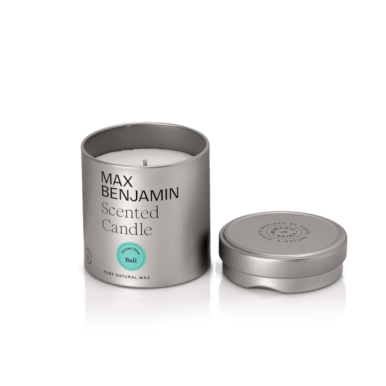 Candle Tin Ocean Dive Bali 200g Max Benjamin